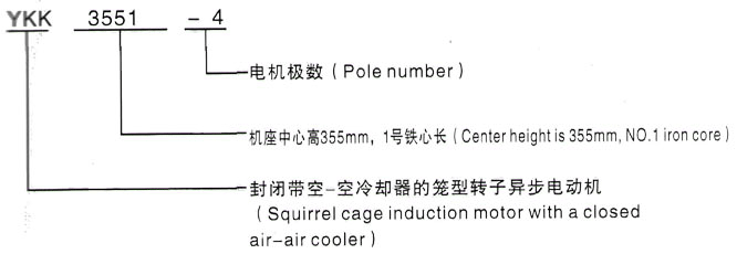 YKK系列(H355-1000)高压新竹镇三相异步电机西安泰富西玛电机型号说明